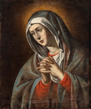 Artista emiliano, XVIII secolo, Praying Virgin