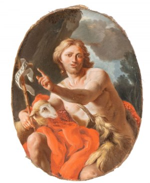 Artista emiliano, XVIII secolo, Saint Jean Baptiste
