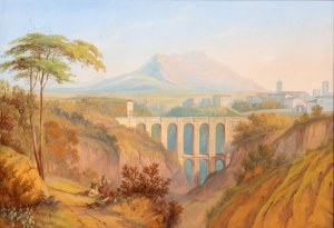 Artista attivo a Roma, XIX secolo, L'aqueduc de Civita Castellana