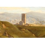 Artista attivo a Roma, XVIII - XIX secolo, Scena di salvataggio nella campagna romana