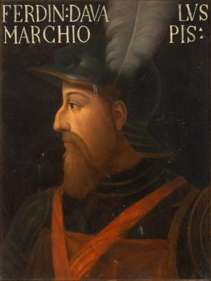 Cristofano di Papi Cristofano dell'Altissimo (copia da) (Firenze 1530 ca.-Firenze 1605), Porträt von Fernando Francesco d'Avalos Markgraf von Pescara