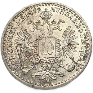 Autriche, 10 Kreuzer, 1872