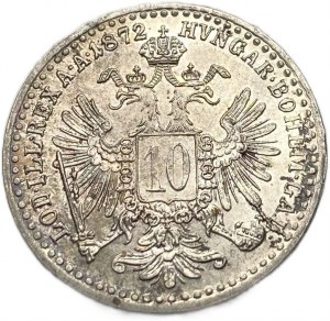 Rakousko, 10 Kreuzer, 1872