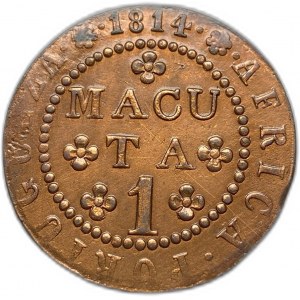 Angola, 1 Macuta, 1814