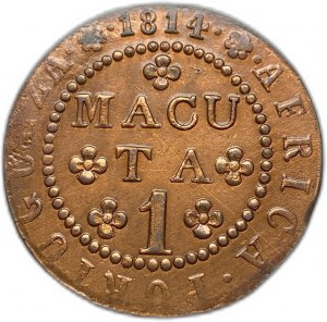 Angola, 1 Macuta, 1814