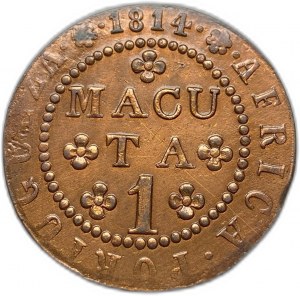 Angola, 1 Macuta, 1814 r.