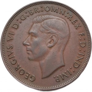 Austrália, 1 penny, 1946