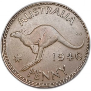 Australia, 1 Penny, 1946