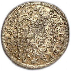 Austria, 3 Kreuzer, 1709