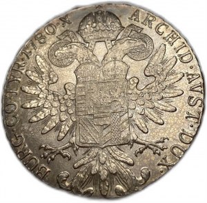 Rakúsko, 1 Thaler, 1780 SF (1860-1890)