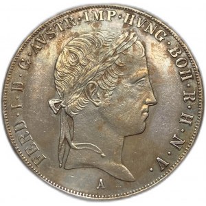 Austria, 1 Thaler, 1843 A