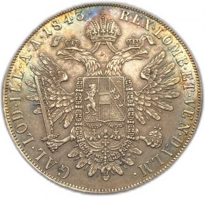 Austria, 1 Thaler, 1843 A