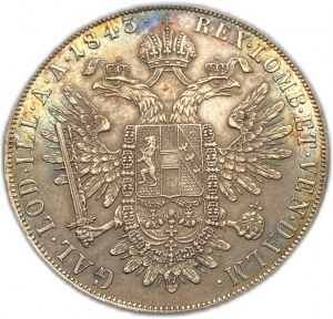 Rakúsko, 1 Thaler, 1843 A