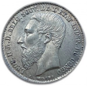 Congo belga, 50 centesimi, 1896