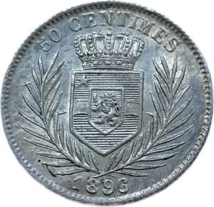 Congo belge, 50 centimes, 1896