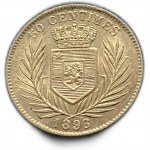 Congo belga, 50 centesimi, 1896