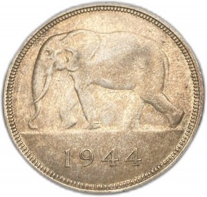 Belgian Congo, 50 Francs, 1944