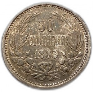 Bulgaria, 50 Stotinki, 1883