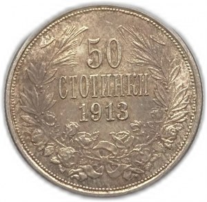 Bulgarien, 50 Stotinki, 1913