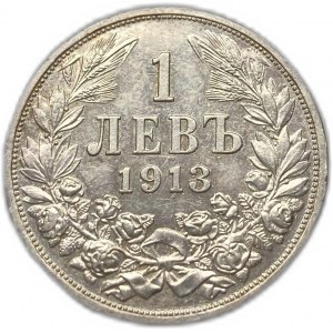 Bulharsko, 1 Lev, 1913