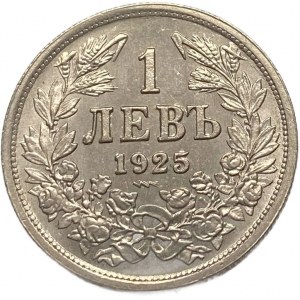 Bulgaria, 1 Lev, 1925