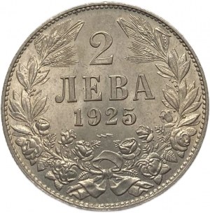 Bulgarie, 2 Leva, 1925