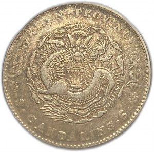 Čína, 50 centů (3 Mace 6 Candareens), 1906