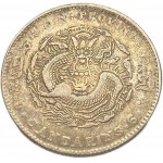 Chiny, 50 centów (3 maczugi, 6 kandareenów), 1906 r.