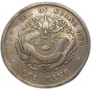 Chine, 1 dollar, 1908 (34)