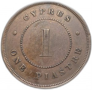 Chypre, 1 Piastre, 1879