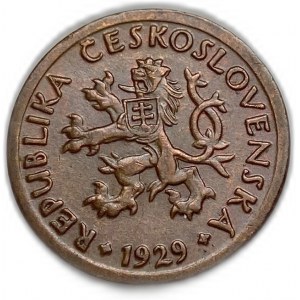 Czechosłowacja, 10 Heller, 1929 r.