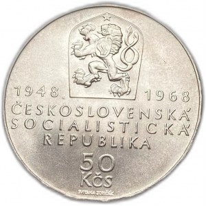 Tchécoslovaquie, 50 Korun, 1968
