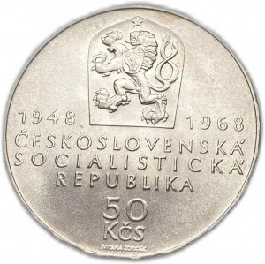 Cecoslovacchia, 50 Korun, 1968