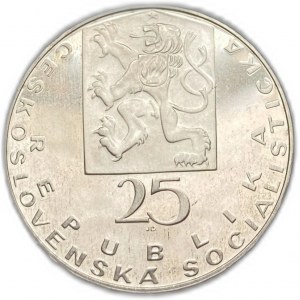 Tchécoslovaquie, 25 Korun 1969, PREUVE