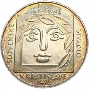 Cecoslovacchia, 25 Korun, 1970,PROVA