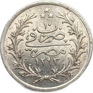 Egypt Ottoman Empire, 1 Qirsh, 1884 (1293/10)