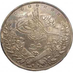 Egypt Ottoman Empire, 20 Qirsh, 1884 (1293/10)