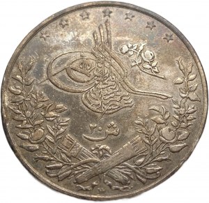 Egypt Osmanská říše, 20 Qirsh, 1884 (1293/10)