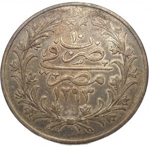 Egypt Ottoman Empire, 20 Qirsh, 1884 (1293/10)