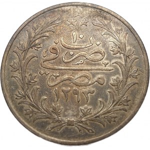 Egipt, Imperium Osmańskie, 20 Qirsh, 1884 (1293/10)