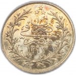 Ägypten Osmanisches Reich, 1 Qirsh, 1884 (1293/10),Extrem seltene Münze, geprägt in PROOF