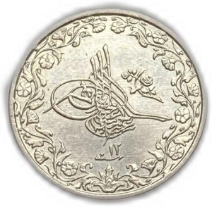 Égypte Empire ottoman, 1/10 Qirsh, 1886 (1293/12)