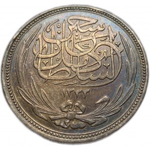 Egypt Ottoman Empire, 20 Piastres, 1916 (1330)