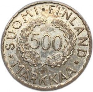 Finland, 500 Markkaa 1951 H,Rare