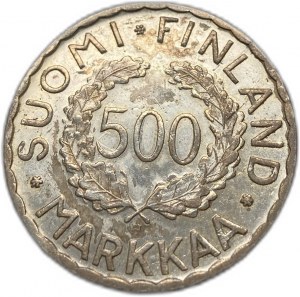 Finlande, 500 Markkaa 1951 H,Rare