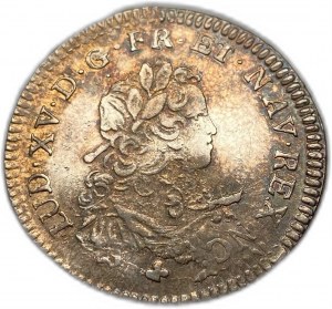 France, 1/3 Ecu, 1721 E