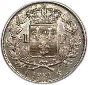 Francja, 1 frank, 1831 r.