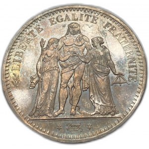 Francia, 5 franchi, 1849 A