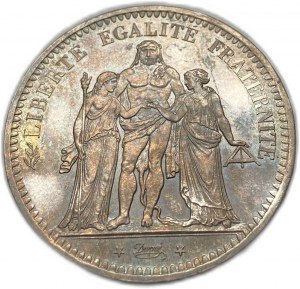 Francia, 5 franchi, 1849 A
