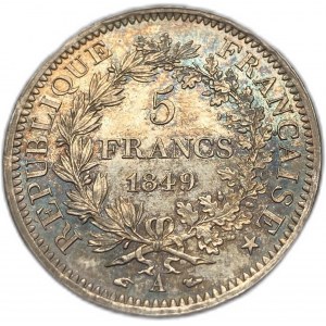 Frankreich, 5 Francs, 1849 A